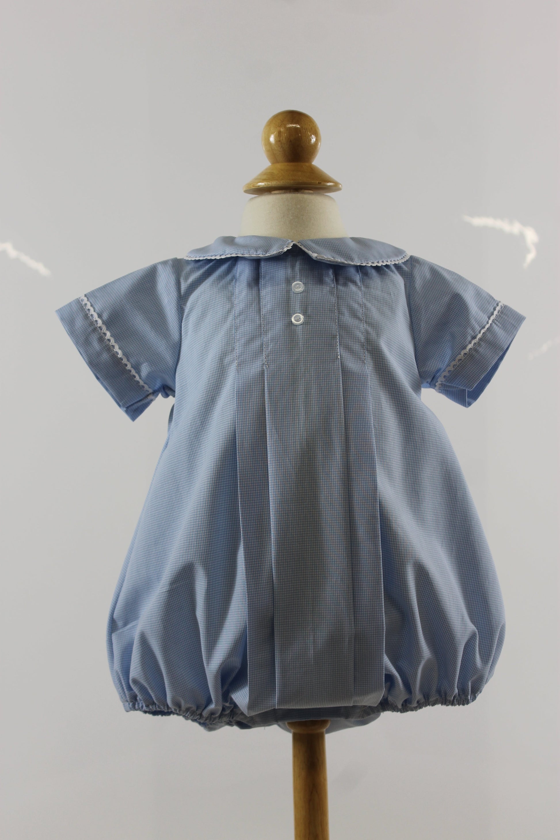 Anthony Bubble - Blue micro check