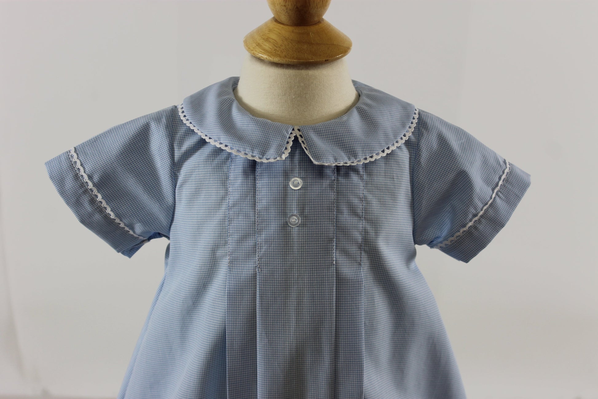 Anthony Bubble - Blue micro check