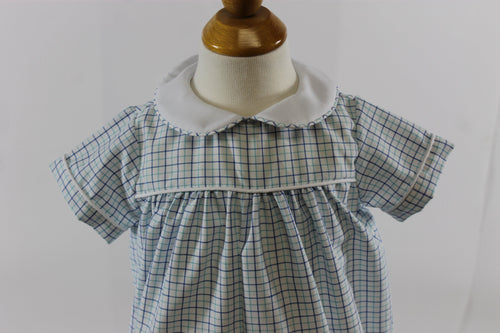 Andrew Bubble - blue mint plaid