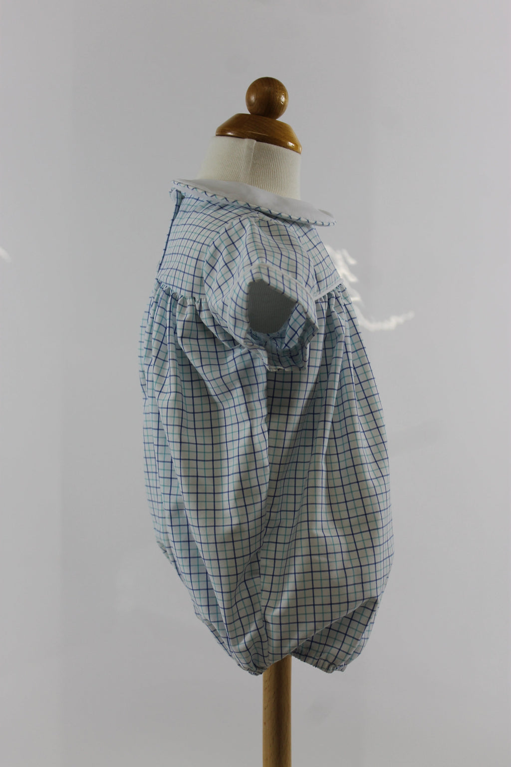Andrew Bubble - blue mint plaid