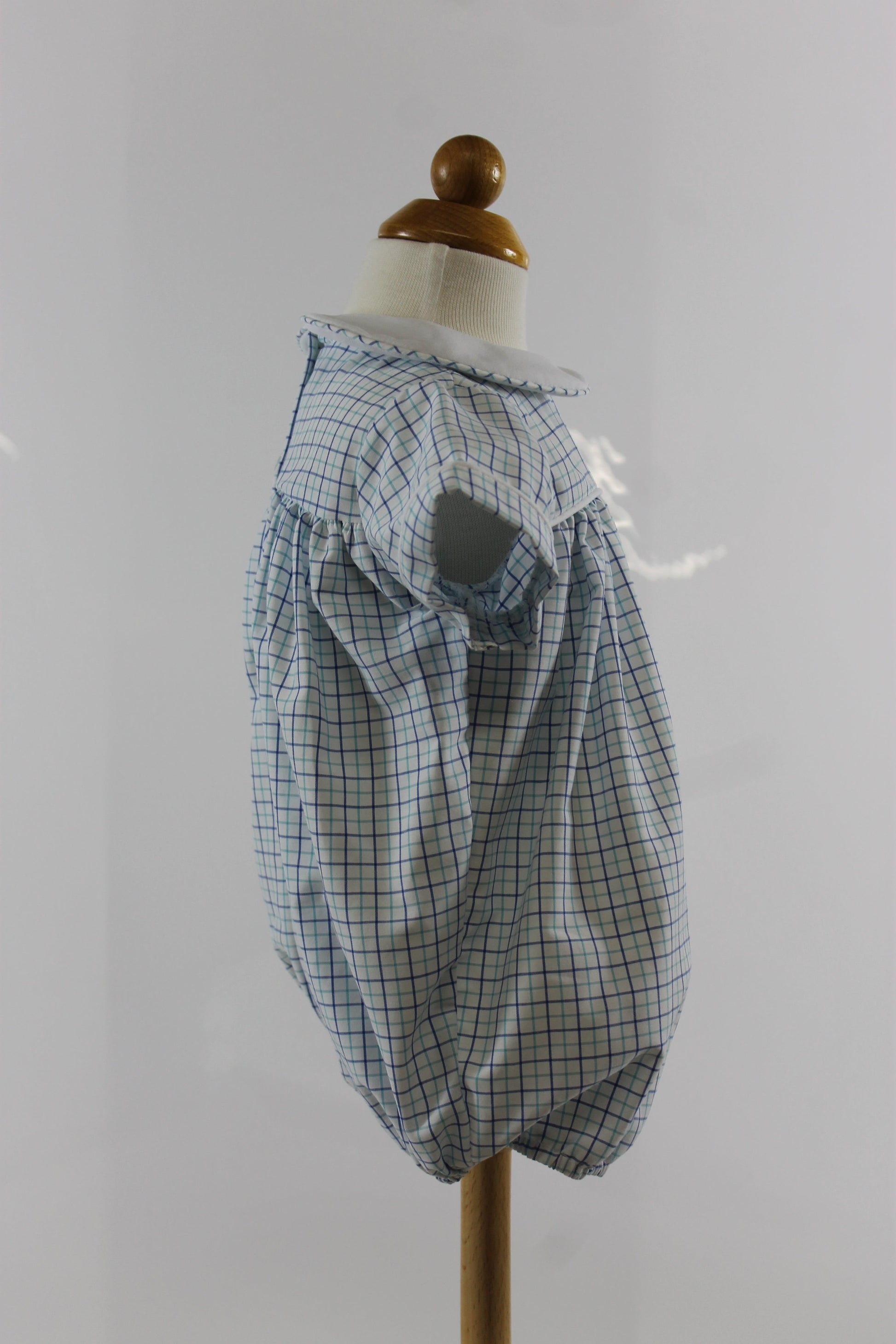 Andrew Bubble - blue mint plaid