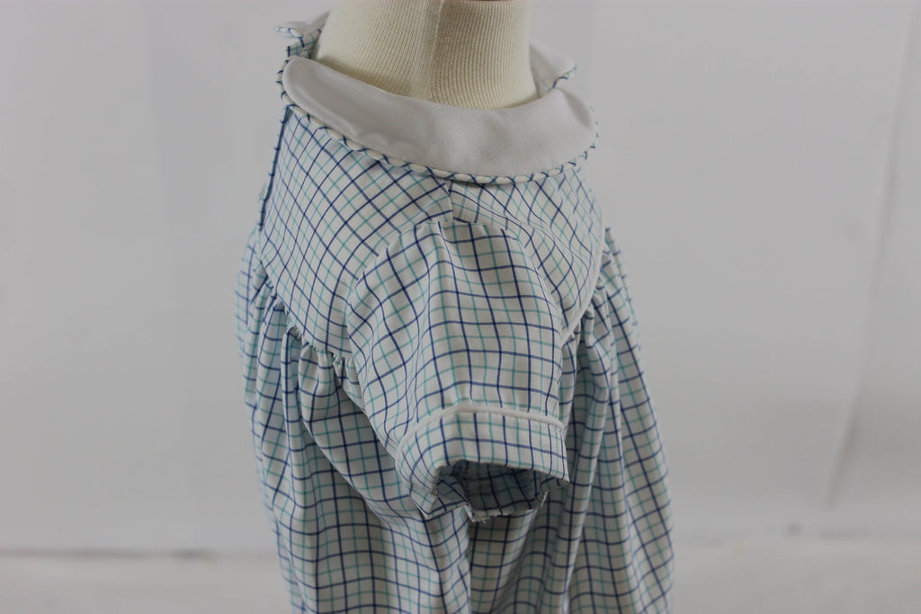Andrew Bubble - blue mint plaid