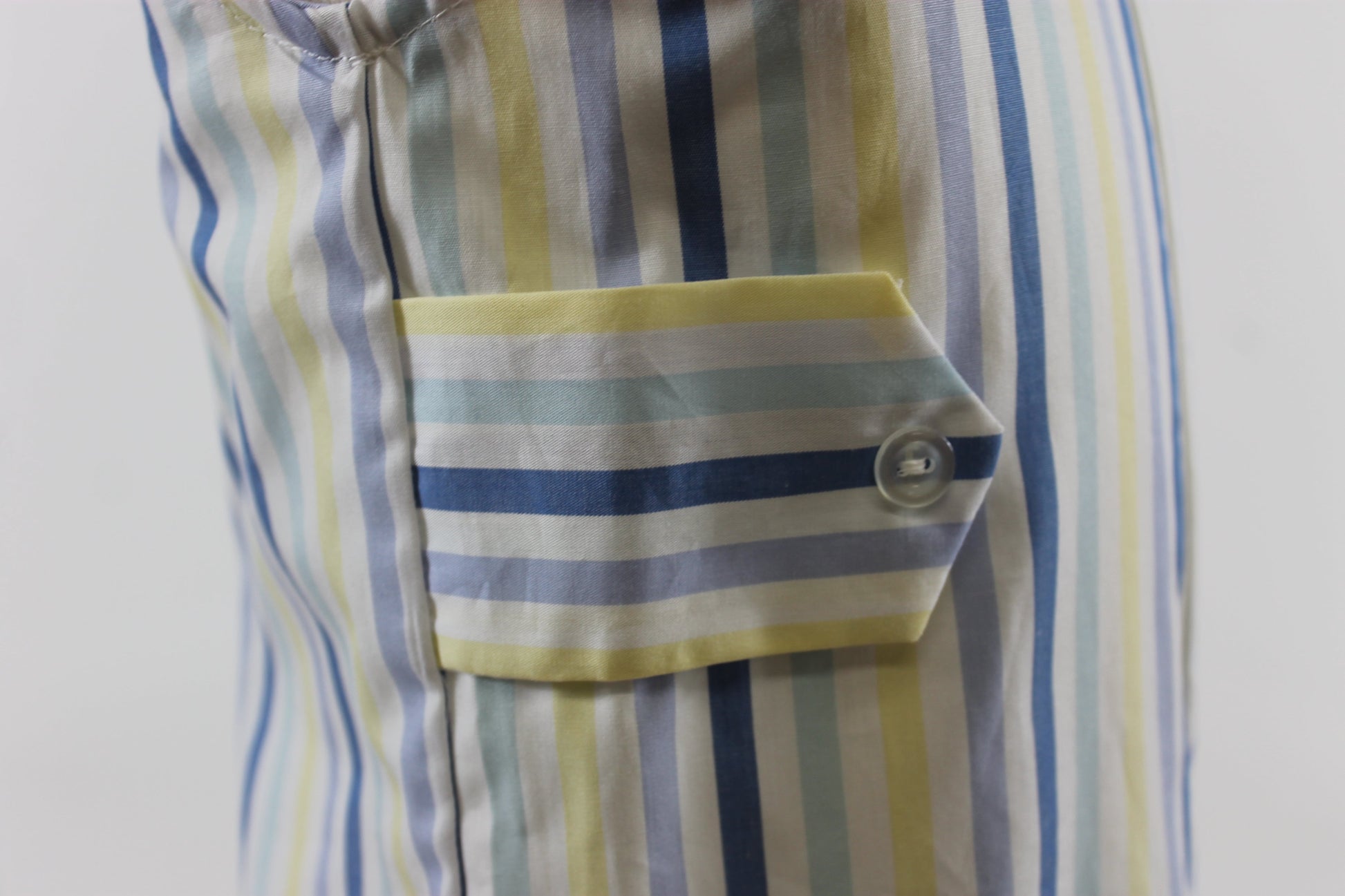 Bill Romper - yellow peri stripe