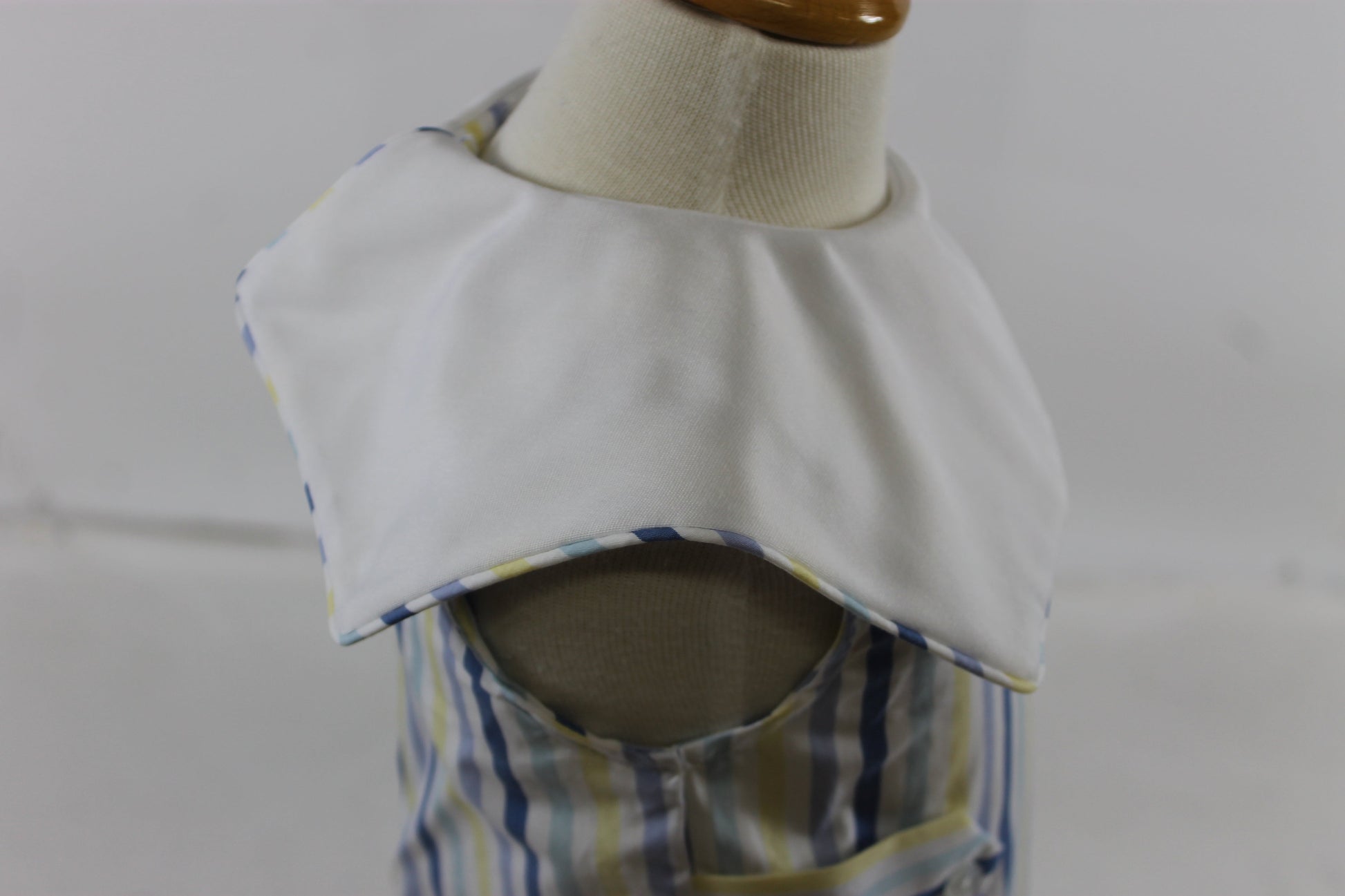 Bill Romper - yellow peri stripe